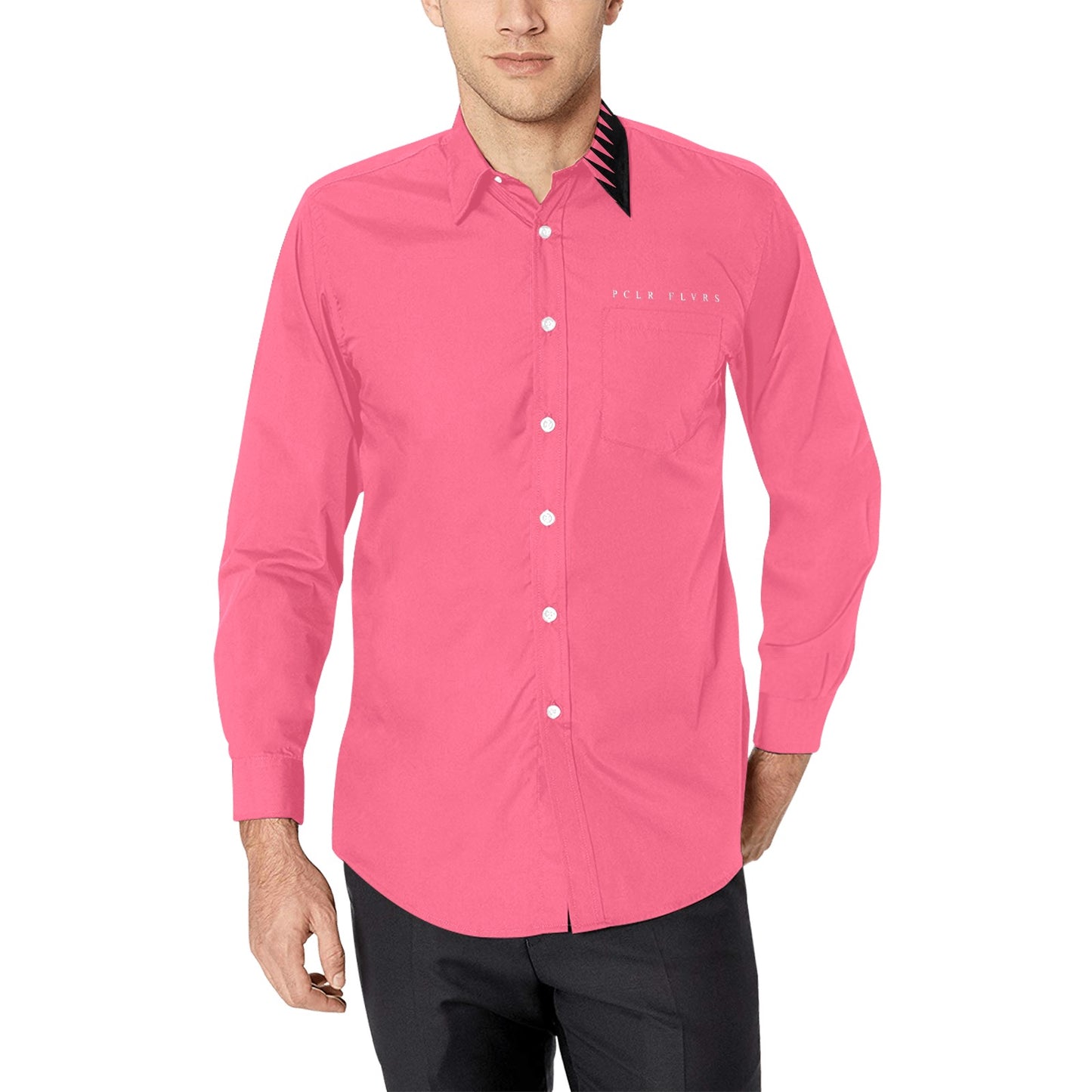 Men's All Over Print Long Sleeve Shirt(Model T61)