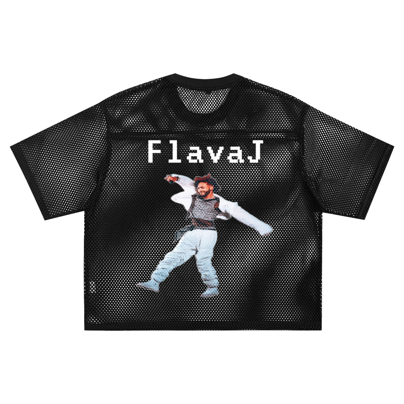See-through Boxy Net T-shirt Support the Artist
