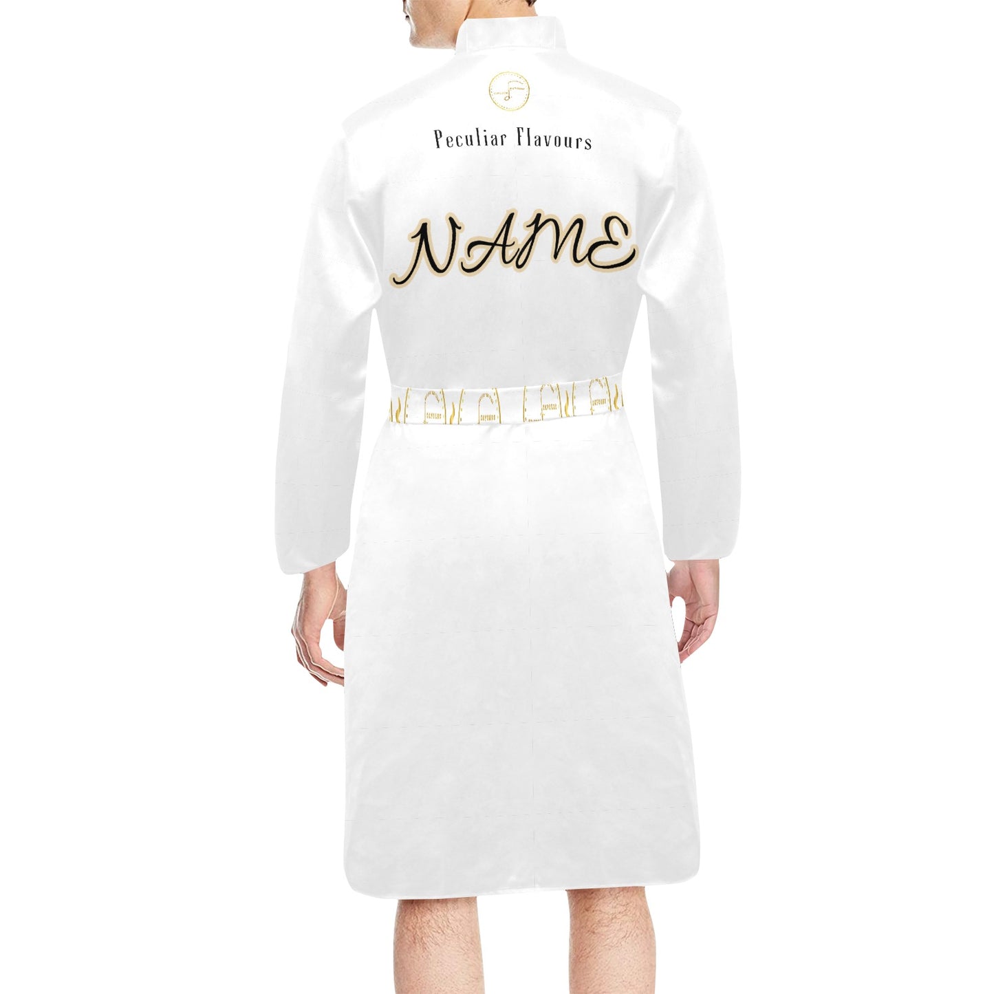 Men's Long Sleeve Belted Night Robe by Flava J