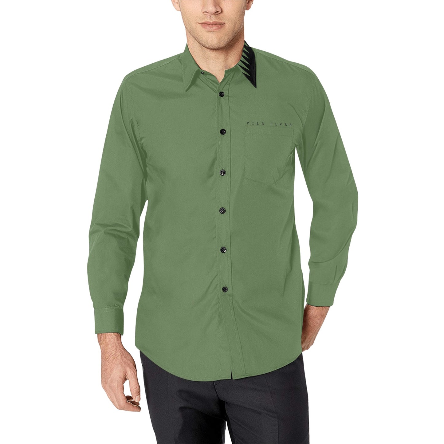 Men's All Over Print Long Sleeve Shirt(Model T61)