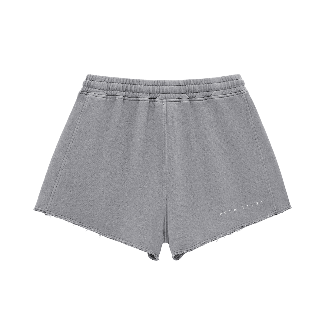 PCLR FLVRS - Washed Raw Edge Drawstring Shorts