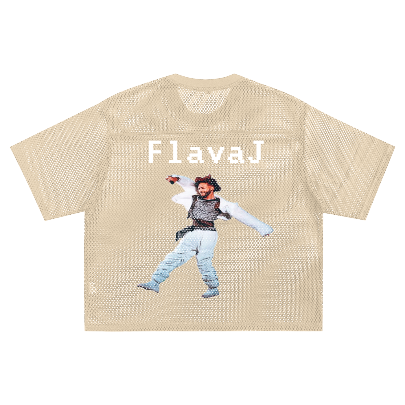 See-through Boxy Net T-shirt Support the Artist