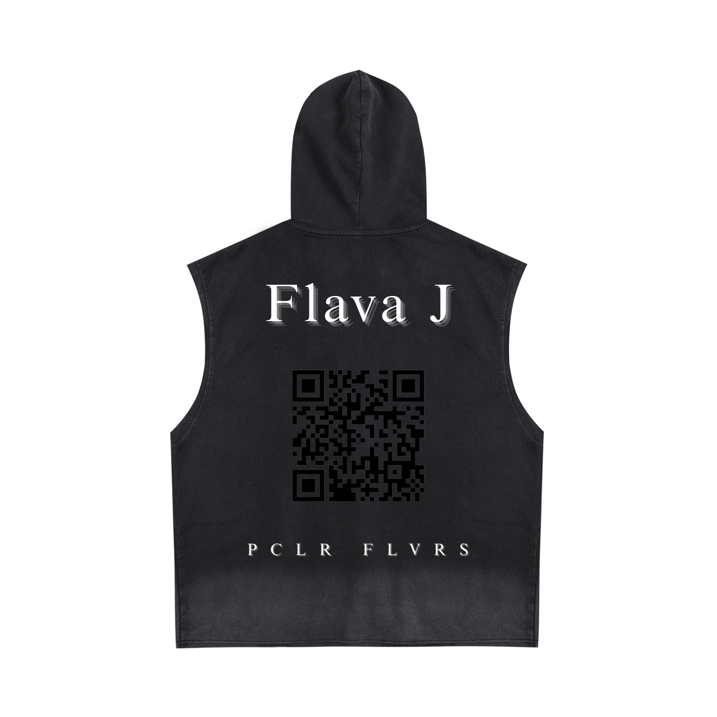 Vintage Washed Zip-Up Hooded Tank Top