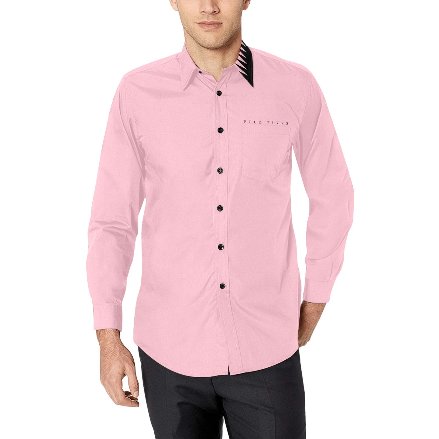 Men's All Over Print Long Sleeve Shirt(Model T61)