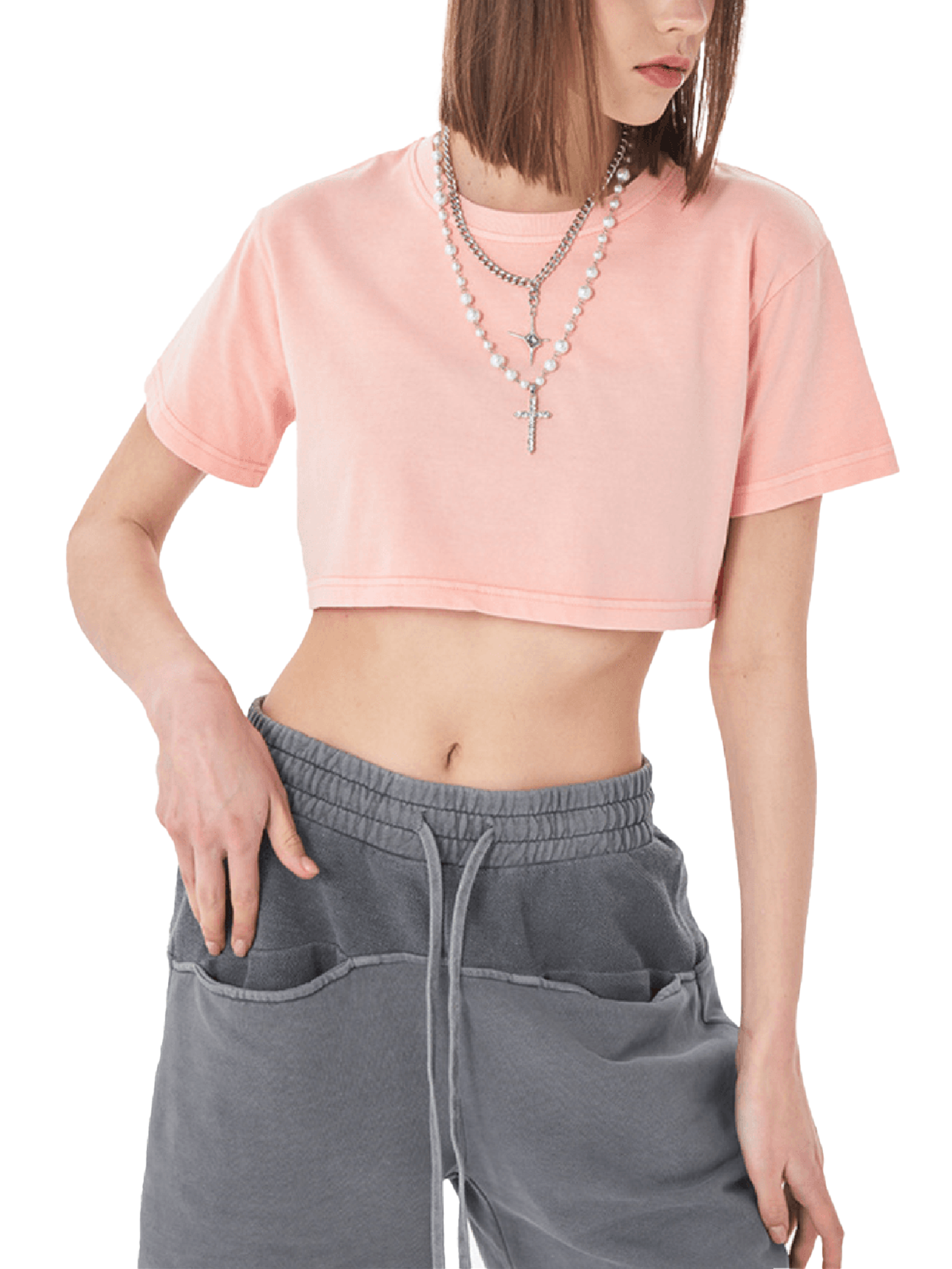PCLR FLVRS - Washed Crop Top
