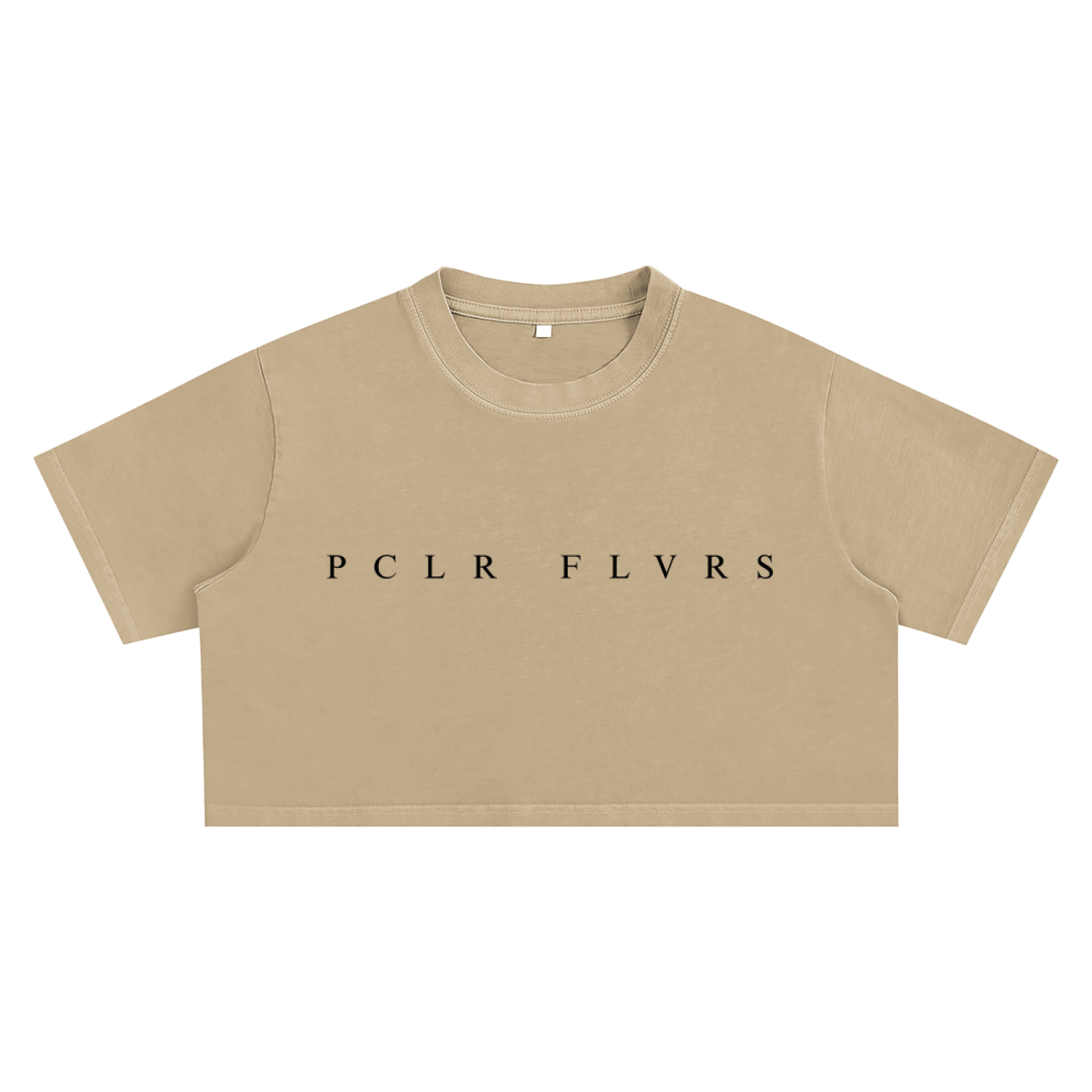 PCLR FLVRS - Washed Crop Top