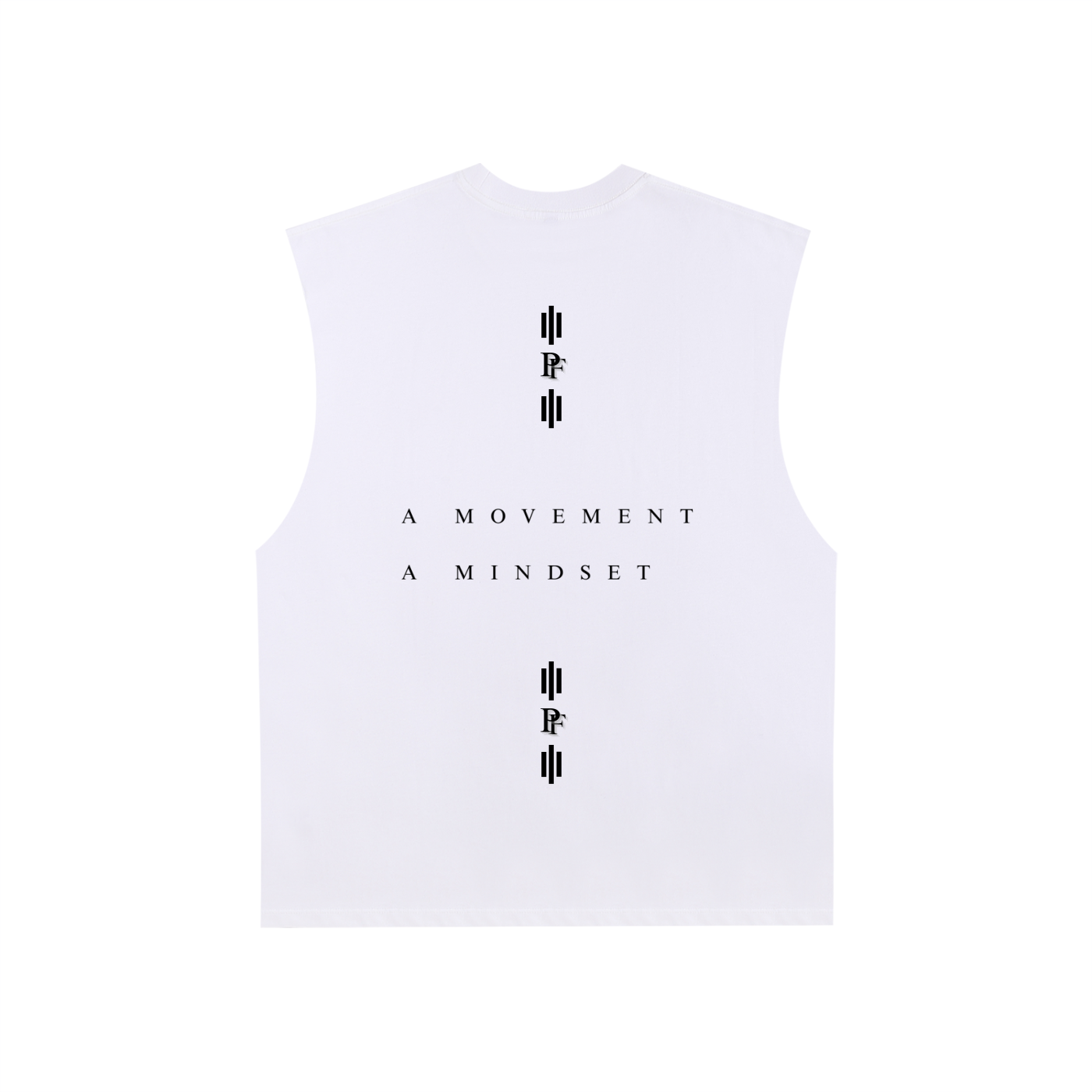 Raw Edge Cotton Tank Top
