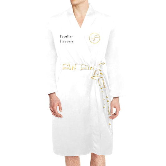 Men's Long Sleeve Belted Night Robe by Flava J
