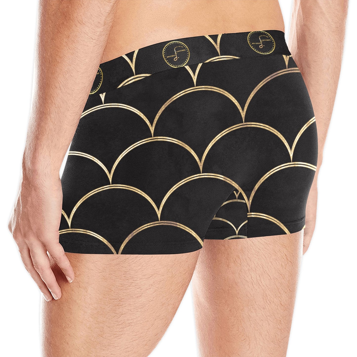 Men's Boxer Briefs with Custom Waistband (L10)