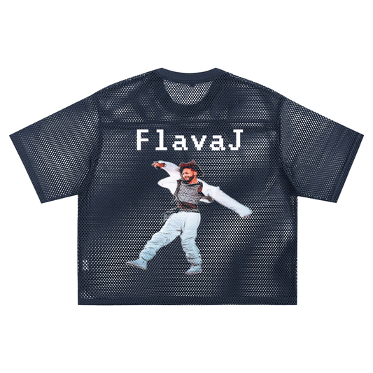 See-through Boxy Net T-shirt Support the Artist