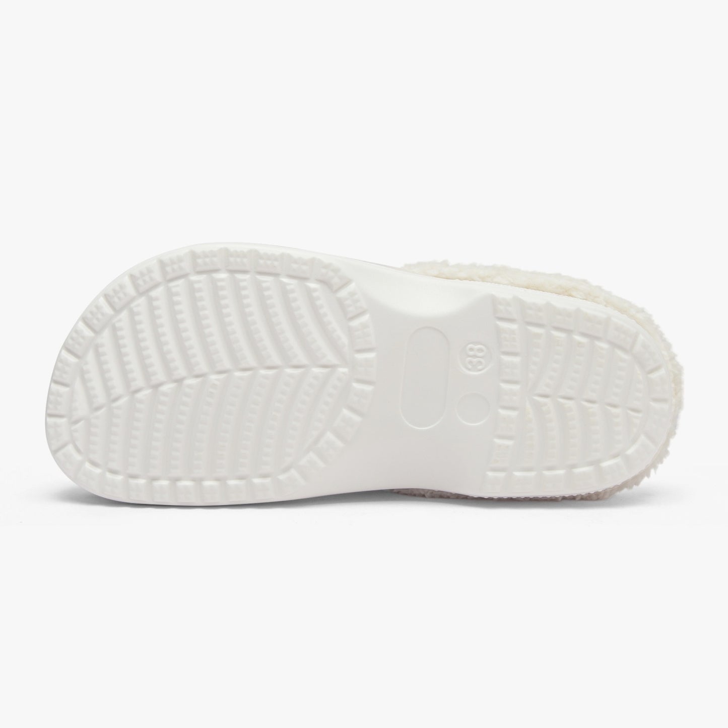 Streamwear - Dangerous, Muy Peligrose - White Lined Fluffy Crocs - by Peculiar Flavours - 8 - 15 days shipping