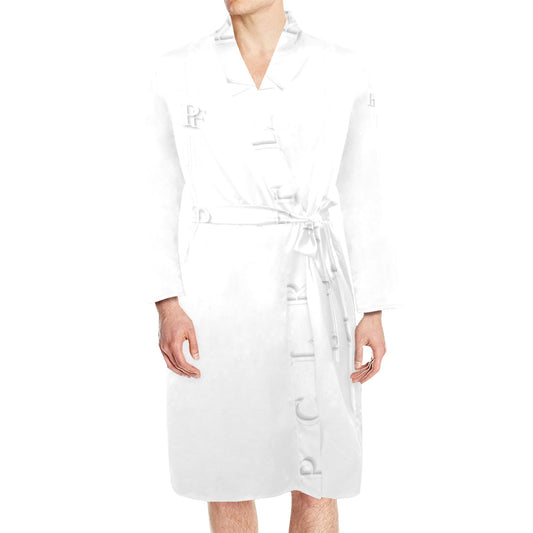 Personalised Long Sleeve Belted Night Robe (H56)