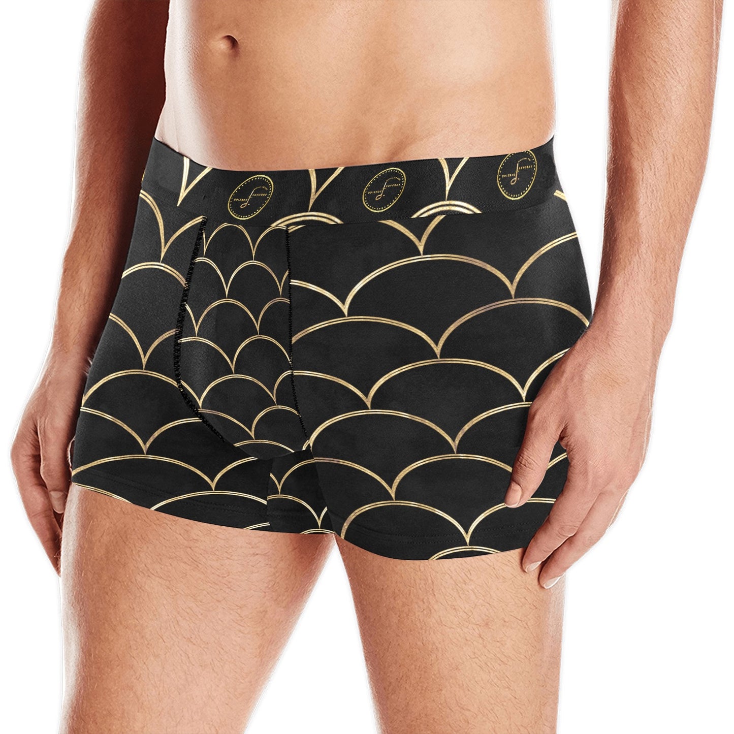 Men's Boxer Briefs with Custom Waistband (L10)