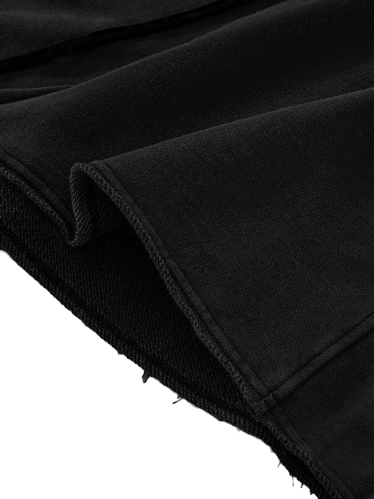 PCLR FLVRS - Washed Raw Edge Drawstring Shorts